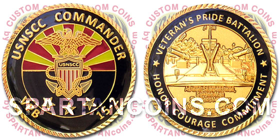 die struck navy challenge coin